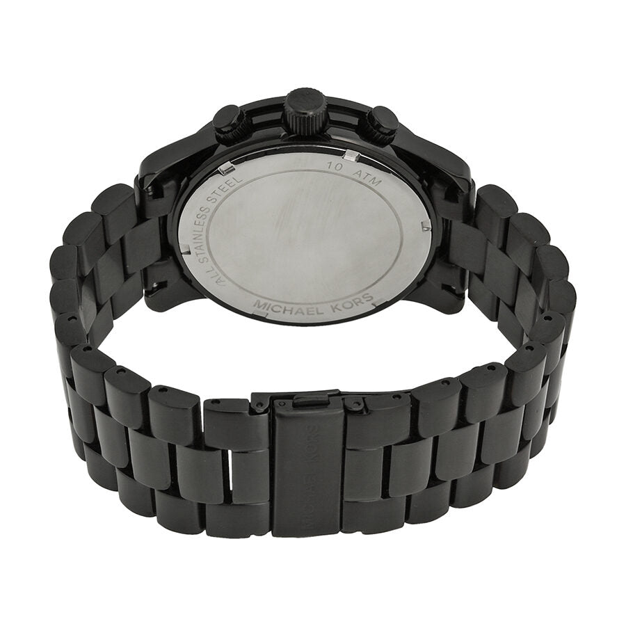 Michael Kors Oversized Runway Chronograph Black Men's Watch - MK8157