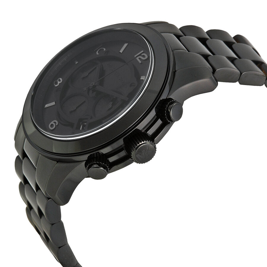 Michael Kors Oversized Runway Chronograph Black Men's Watch - MK8157 Secundaire afbeelding