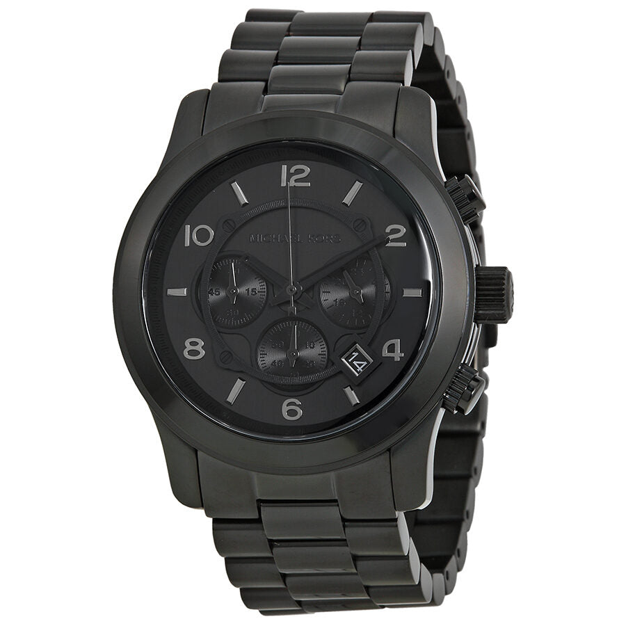 Michael Kors Oversized Runway Chronograph Black Men's Watch - MK8157