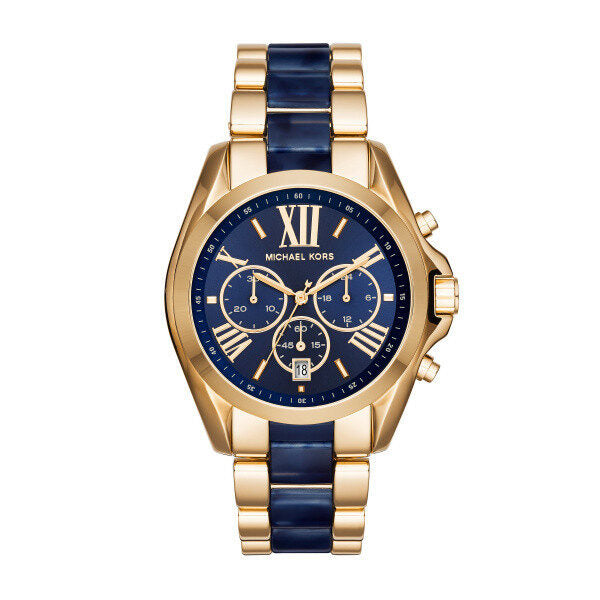 Michael Kors Bradshaw Chronograaf Herenhorloge MK6268 met blauwe wijzerplaat Hoofdafbeelding