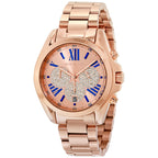 Michael Kors Bradshaw Chronograph Rose Gold Women's Watch - MK6321