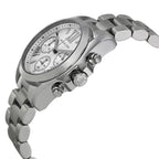 Michael Kors Bradshaw Chronograph White Dial Silver Women's Watch - MK6174