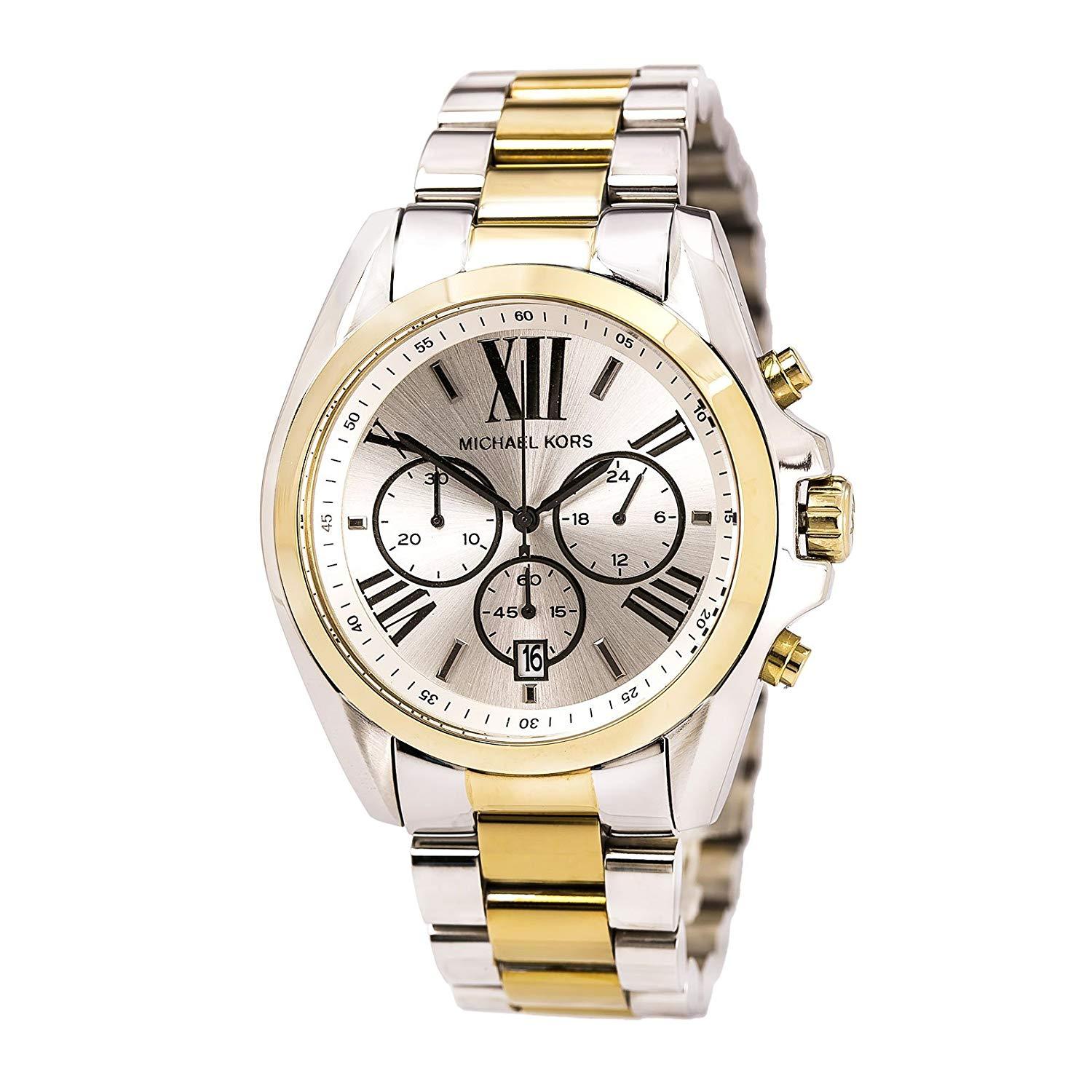 Michael Kors Bradshaw Chronograph Two-tone Ladies Watch MK5855 Hoofdafbeelding