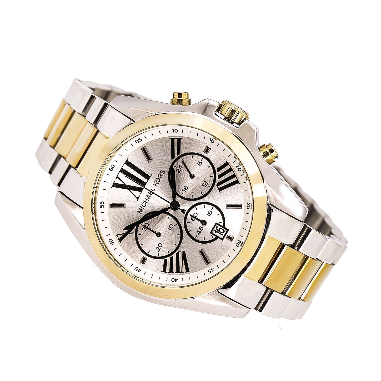 Michael Kors Bradshaw Chronograph Two-tone Ladies Watch MK5855 Secundaire afbeelding