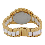 Michael Kors Bradshaw Chronograph White Dial Two-tone Women's Watch - MK5743