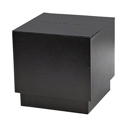 Michael Kors black leather presentation box packaging