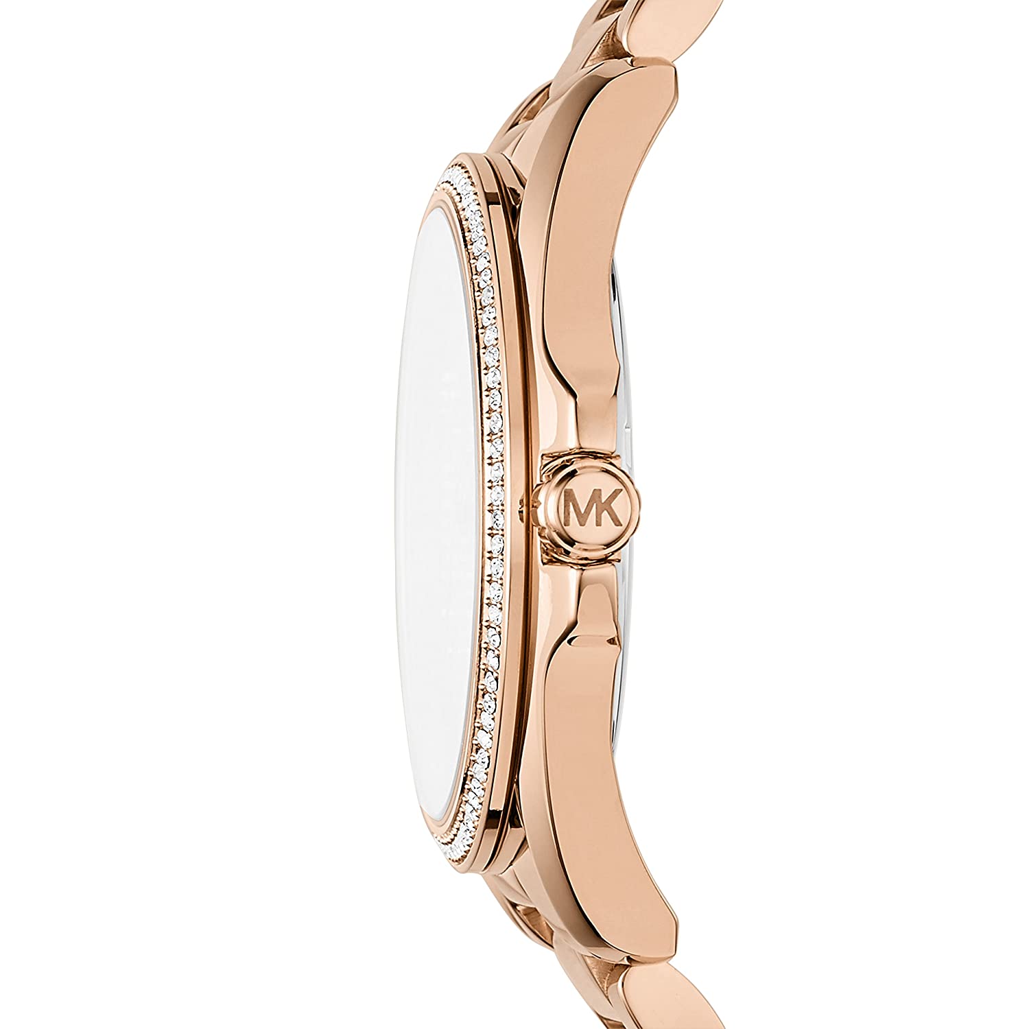 Michael Kors Bradshaw dameshorloge in roségoudkleur - MK6556 Secundaire afbeelding