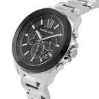 Michael Kors Brecken Chronograph Black Dial Silver Men's Watch - MK8847