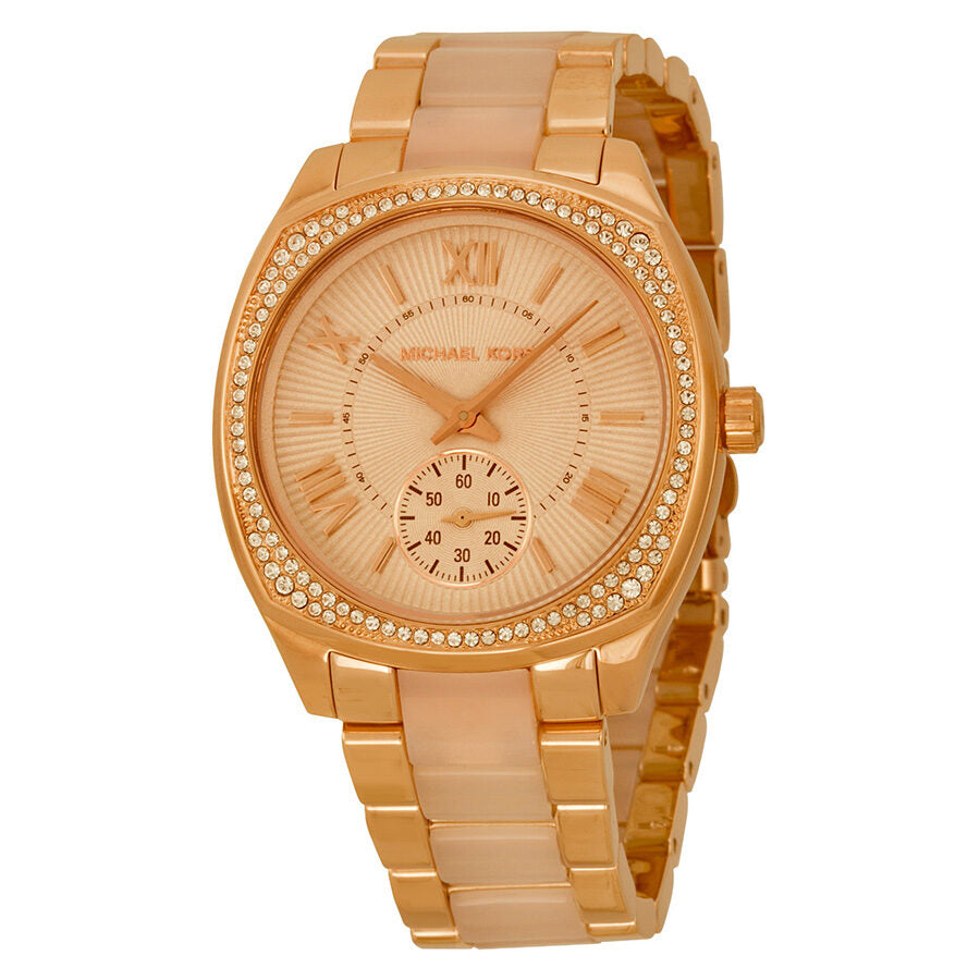 Michael Kors Bryn Rose Gold and Acetate Women's Watch - MK6135 Main image