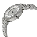 Michael Kors Caitlin Silver Crystal Pave Silver-Tone Women's Watch - MK3355