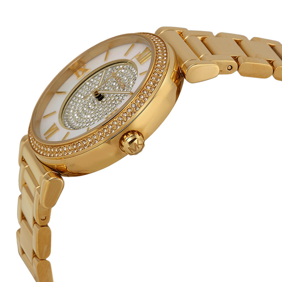 Michael Kors Catlin MOP Dial Gold Women's Watch - MK3332 Secundaire afbeelding
