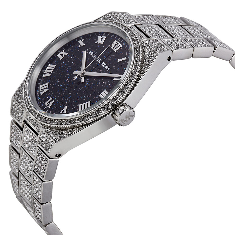 Michael Kors Channing Black Crystal Pave Silver Women's Watch - MK6089 Secundaire afbeelding