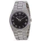 Michael Kors Channing Black Crystal Pave Silver Women's Watch - MK6089