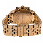 Michael Kors Damen Chronograph White MOP Dial Rose Gold Women's Watch - MK5026