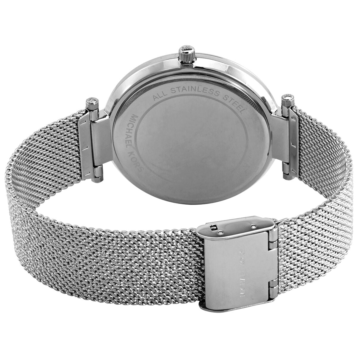 Michael Kors Darci Pink MOP Dial Silver Mesh Women's Watch - MK4518
