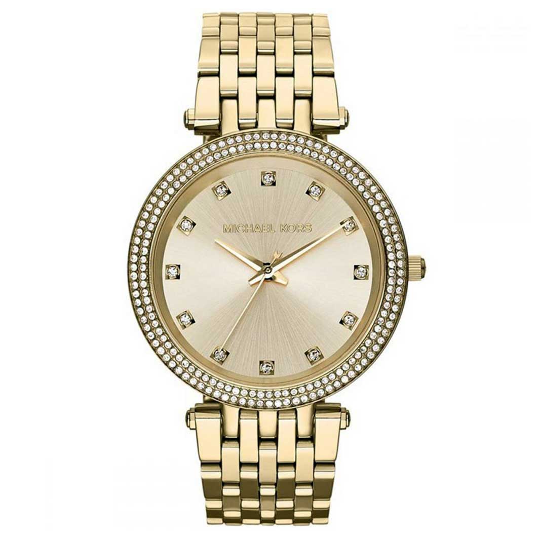 Michael Kors Darci Pave Gold dameshorloge - MK3216 Hoofdafbeelding