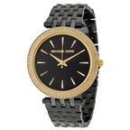 Michael Kors Darci Black Dial Black Ion-plated Women's Watch - MK3322