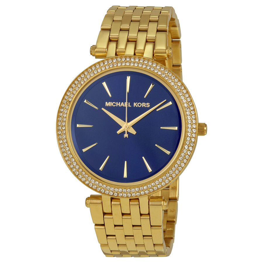 Michael Kors Darci Blue Dial Gold-tone Ladies Watch MK3406 Main image