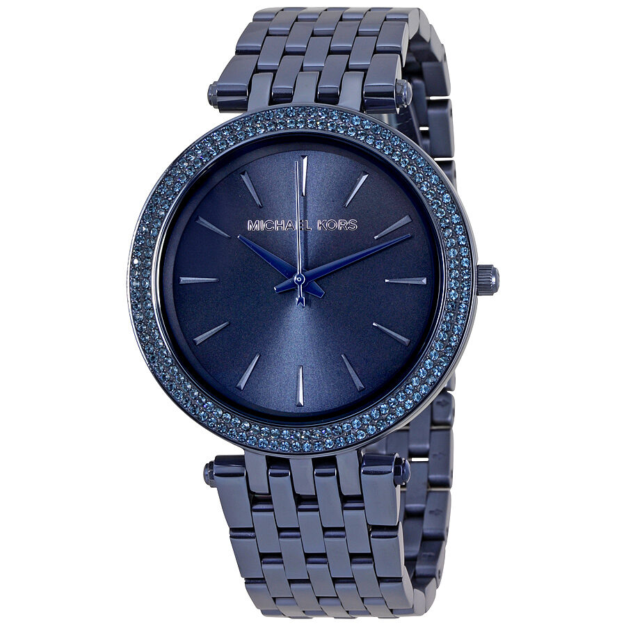 Michael Kors Darci Blue Sunray Dial Women's Watch - MK3417 Hoofdafbeelding