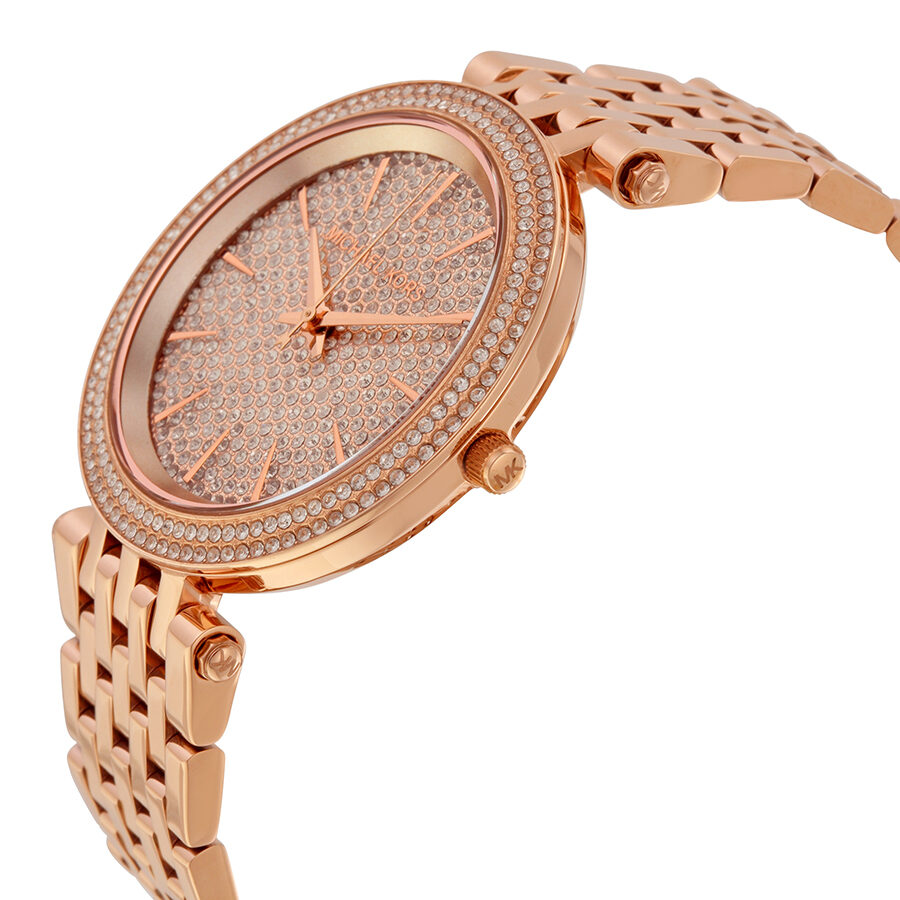 Michael Kors Darci Crystal Pave Dial Rose-gold Women's Watch - MK3439 Secundaire afbeelding