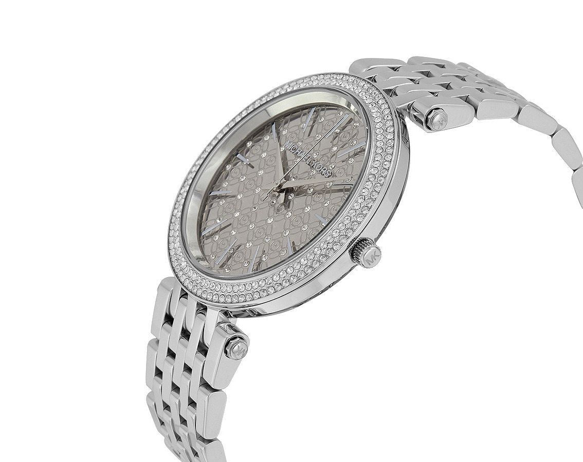 Michael Kors Darci Crystal Pave dameshorloge in zilverkleur - MK3404 Secundaire afbeelding