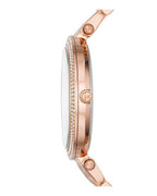 Michael Kors Darci Black Dial Rose Gold Women's Watch - MK3402
