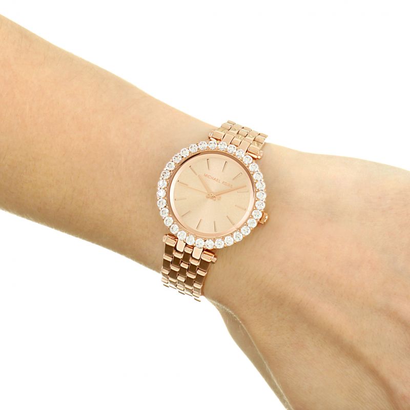 Michael Kors Darci Pavé Rose Gold-Tone Ladies Watch - MK4514