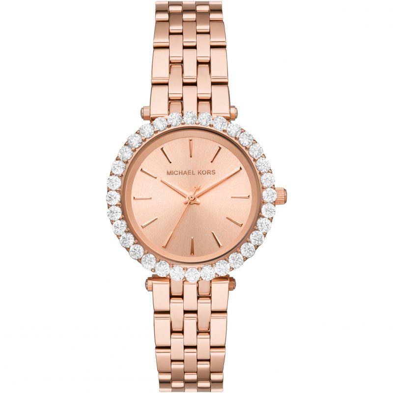 Michael Kors Darci Pavé roségoudkleurig dameshorloge - MK4514 Hoofdafbeelding
