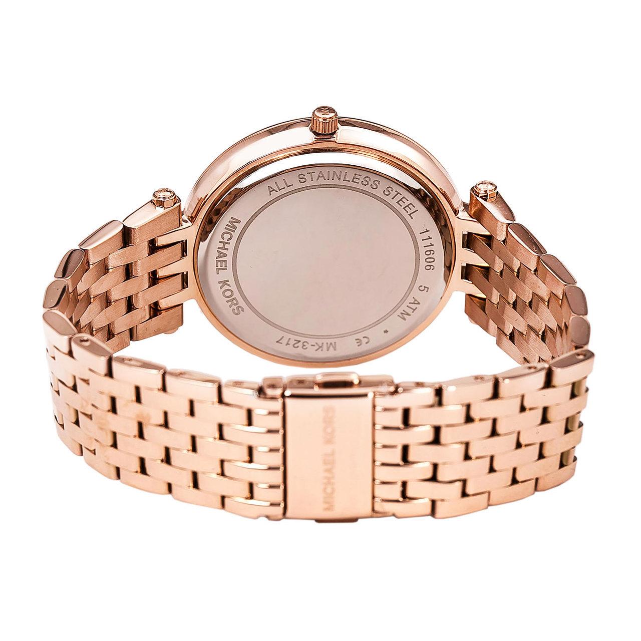 Michael Kors Darci Brown Dial Rose Gold Women's Watch - MK3217