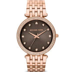 Michael Kors Darci Brown Dial Rose Gold Women's Watch - MK3217