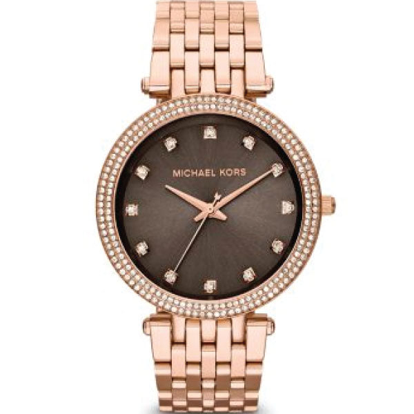 Michael Kors Darci Brown Dial Rose Gold Women's Watch - MK3217 Main image
