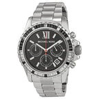 Michael Kors Everest Chronograph Black Dial Silver Women's Watch - MK5753
