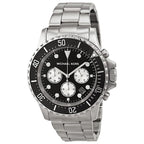 Michael Kors Everest Chronograph Black Dial Silver Men's Watch - MK8256