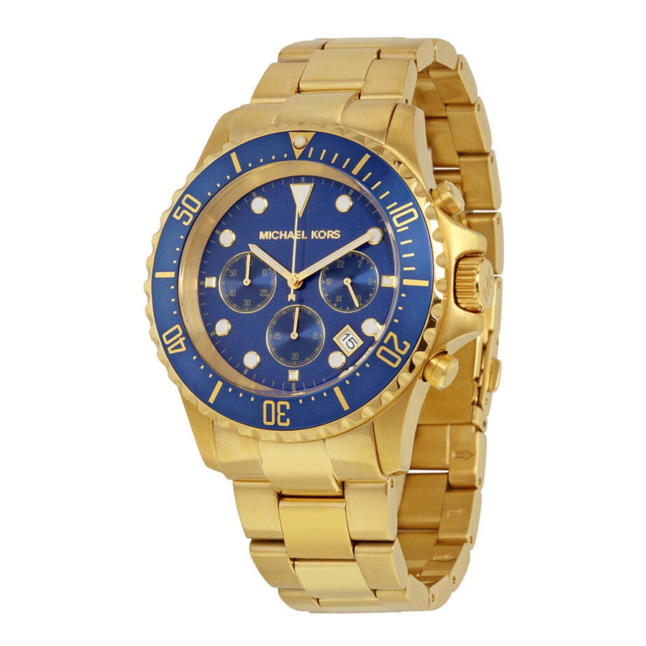 Michael Kors Everest Chronograph Navy Dial Gold-tone Men's Watch MK8267 Main image