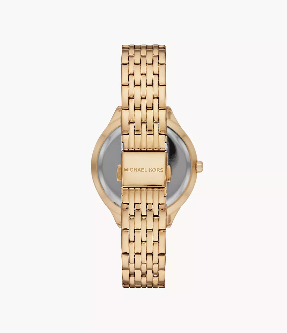 Michael Kors Mindy Three-Hand Gold-Tone Women's Watch - MK7078