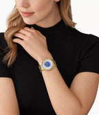 Michael Kors Oversized Camille Ombré Pavé Gold-Tone Women's Watch - MK7341