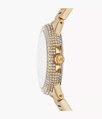 Michael Kors Oversized Camille Ombré Pavé Gold-Tone Women's Watch - MK7341