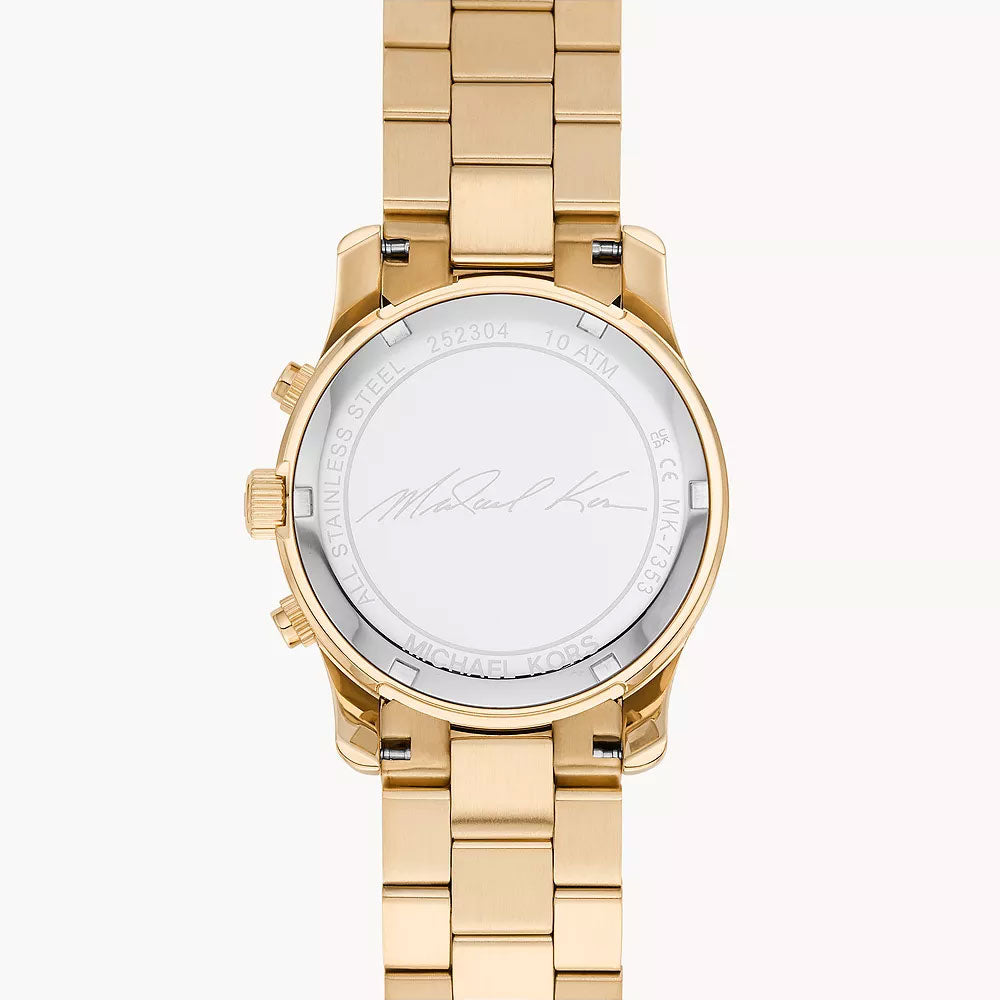 Michael Kors Runway Chronograph Gold-Tone Women's Watch - MK7353
