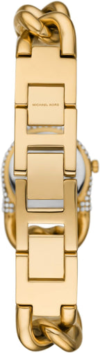 Michael Kors Hamilton Petite Pavé Gold-Tone Chain-Link Women's Watch - MKO1067