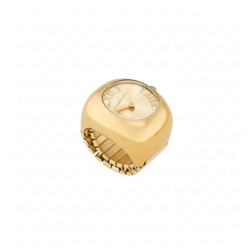 Michael Kors Gold Ladies Watch Ring - MK4847 Hoofdafbeelding