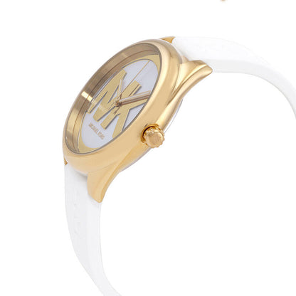 Michael Kors Janelle 42mm White Dial White Silicone Women's Watch MK7141