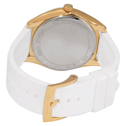 Michael Kors Janelle 42mm White Dial White Silicone Women's Watch MK7141