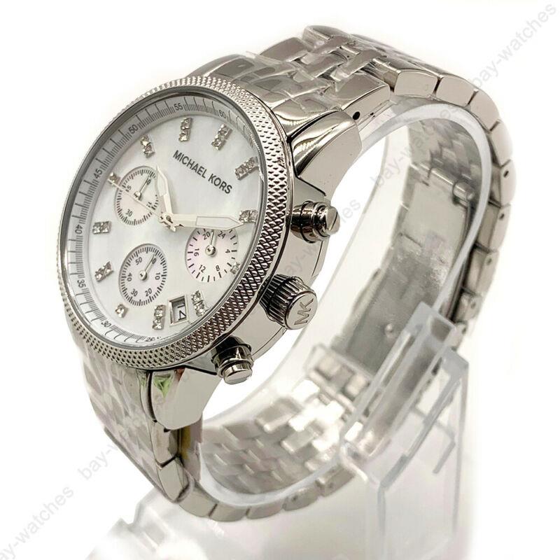 Michael Kors Jet Set Chronograph Mother of Pearl Dial Ladies Watch MK5020 Secondary image