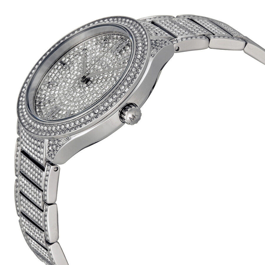 Michael Kors Kerry Crystal Pave zilveren dameshorloge - MK3359 Secundaire afbeelding