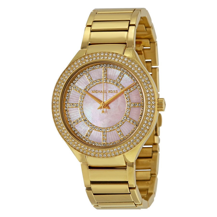 Michael Kors Kerry Pink MOP Dial Women's Watch - MK3396 Hoofdafbeelding