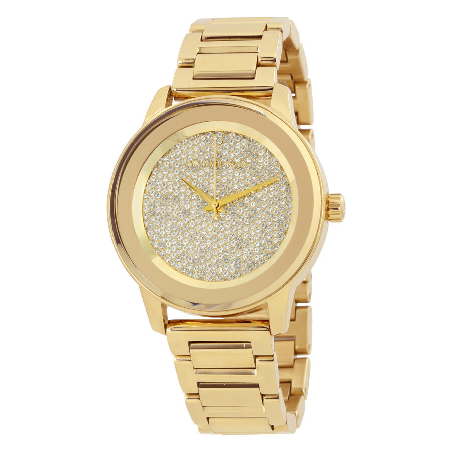 Michael Kors Kinley Pave Gold Women's Watch - MK6209 Hoofdafbeelding