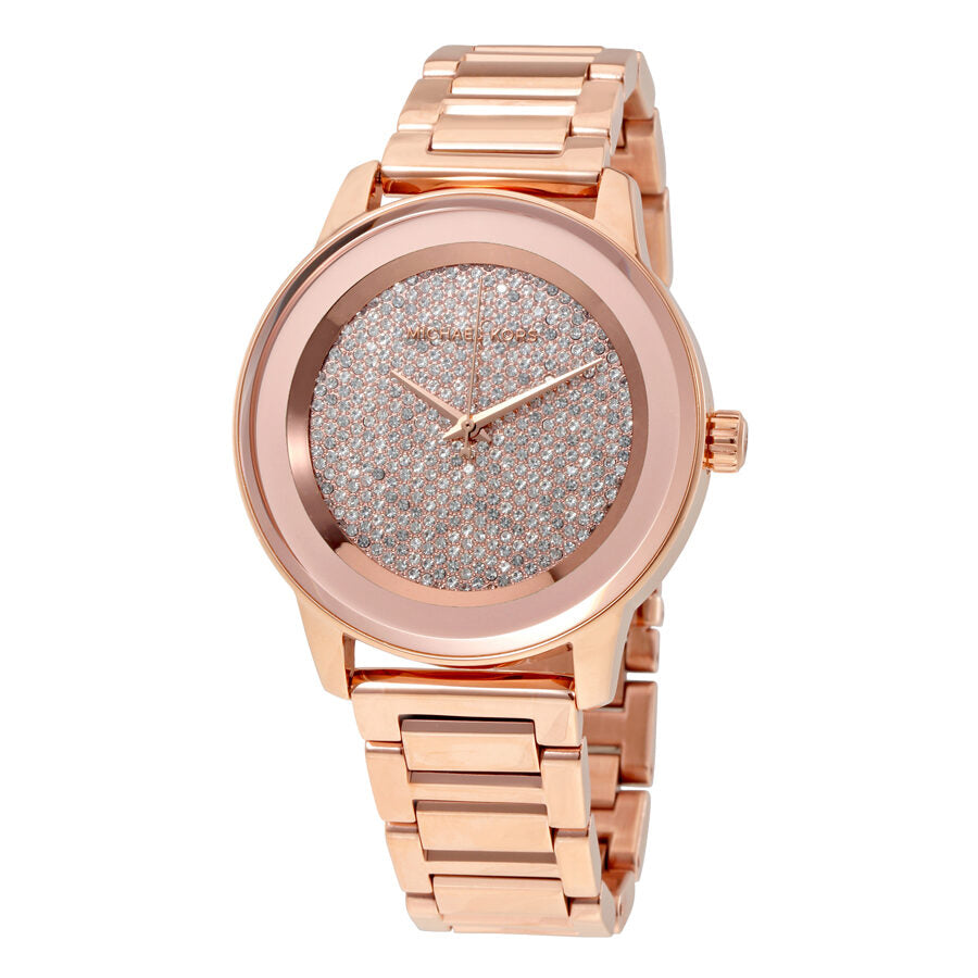 Michael Kors Kinley Pave Rose Gold Women's Watch - MK6210