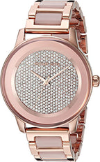 Michael Kors Kinsley Rose Gold and Acetate Women's Watch - MK6432
