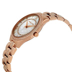 Michael Kors Lauryn Crystal MOP Dial Rose Gold-Tone Women's Watch - MK3716
