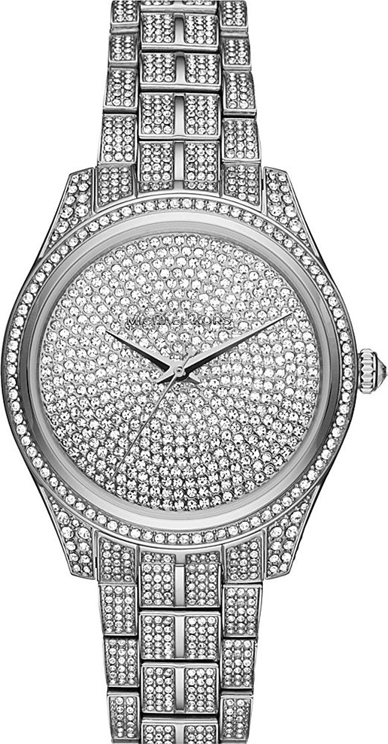 Michael Kors Lauryn Pave Silver-Tone Women's Watch - MK3717 Hoofdafbeelding
